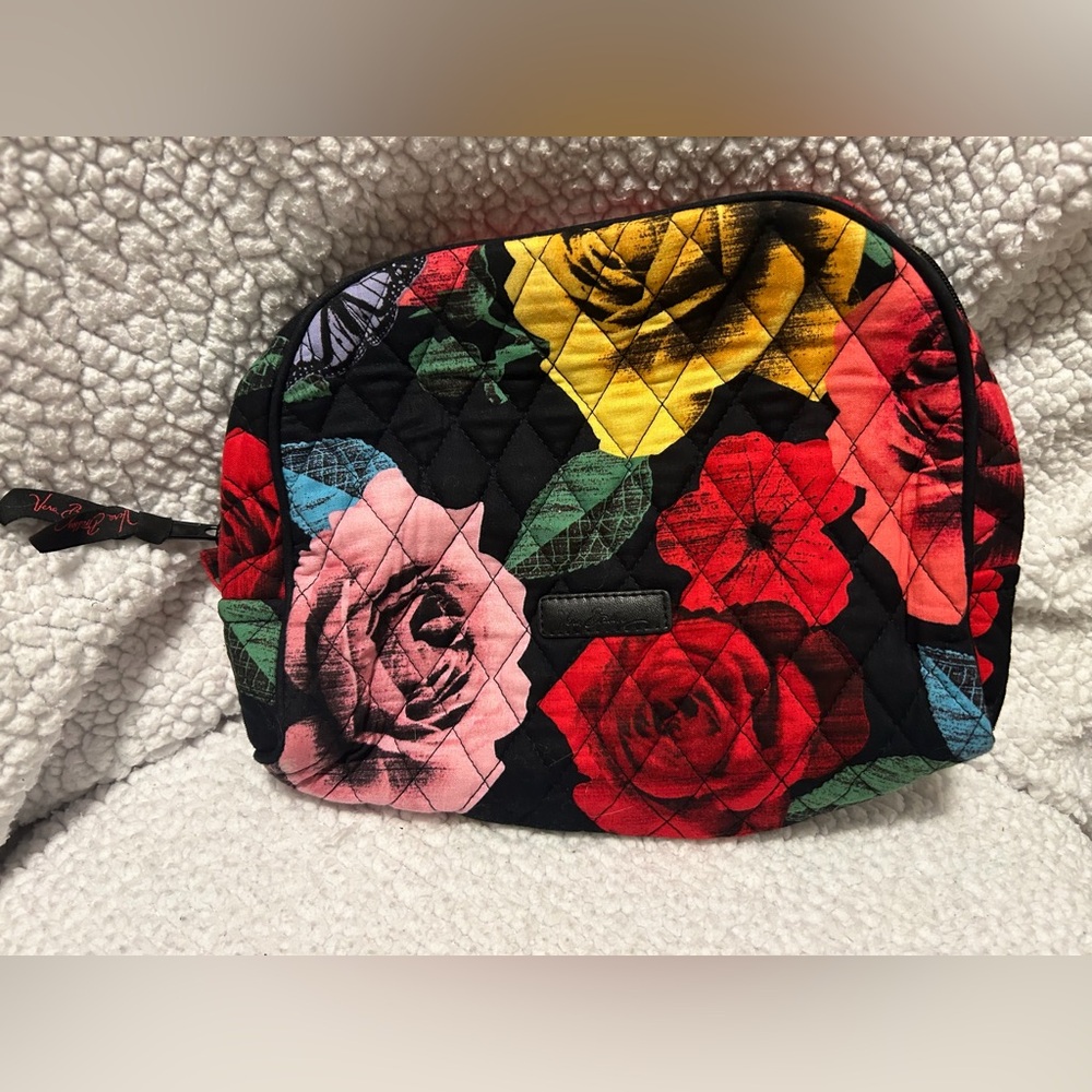 Vera Bradley Cosmetic Travel Bag- Havana Rose